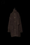 Mutedance 24 Autumn and Winter Scarf Buttoned Jacket Series MD-MD24FW07-BROWN